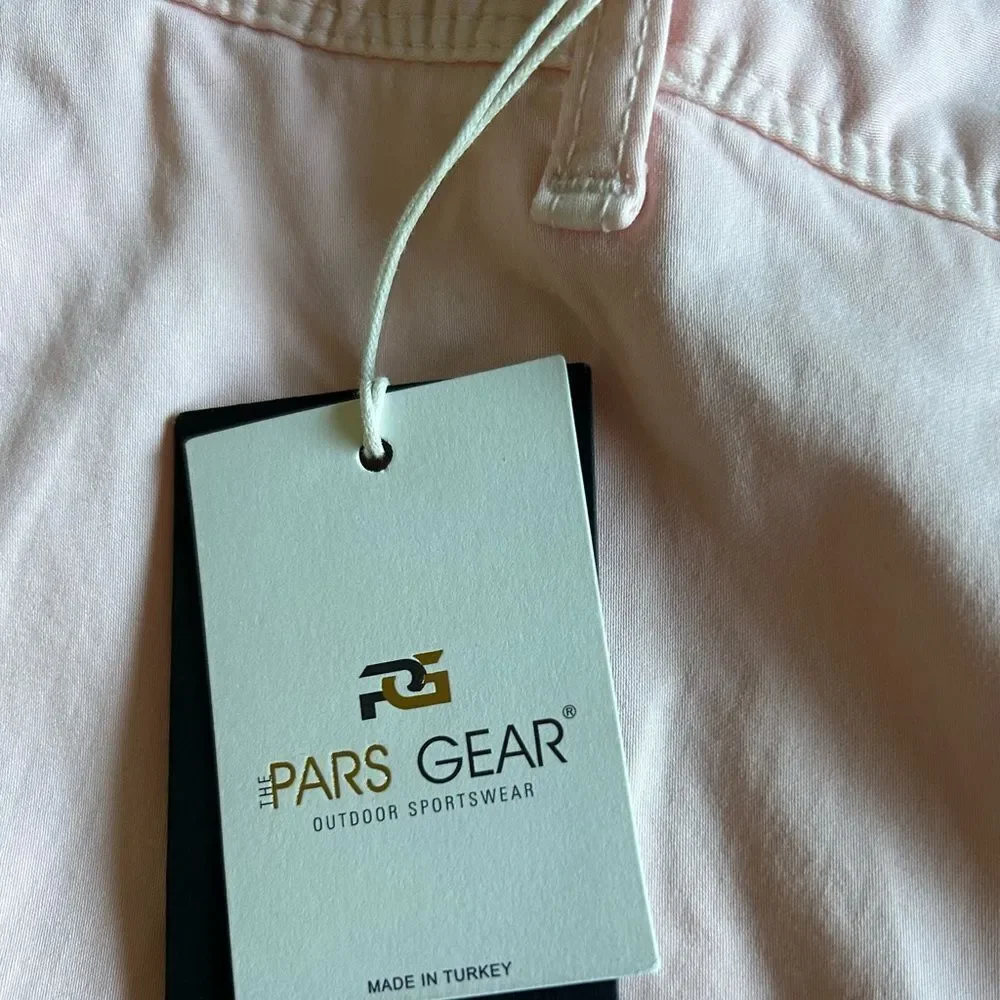 Pars Gear Men’s Pale Pink Slim Fit Chino Pants Size 34 New with tags